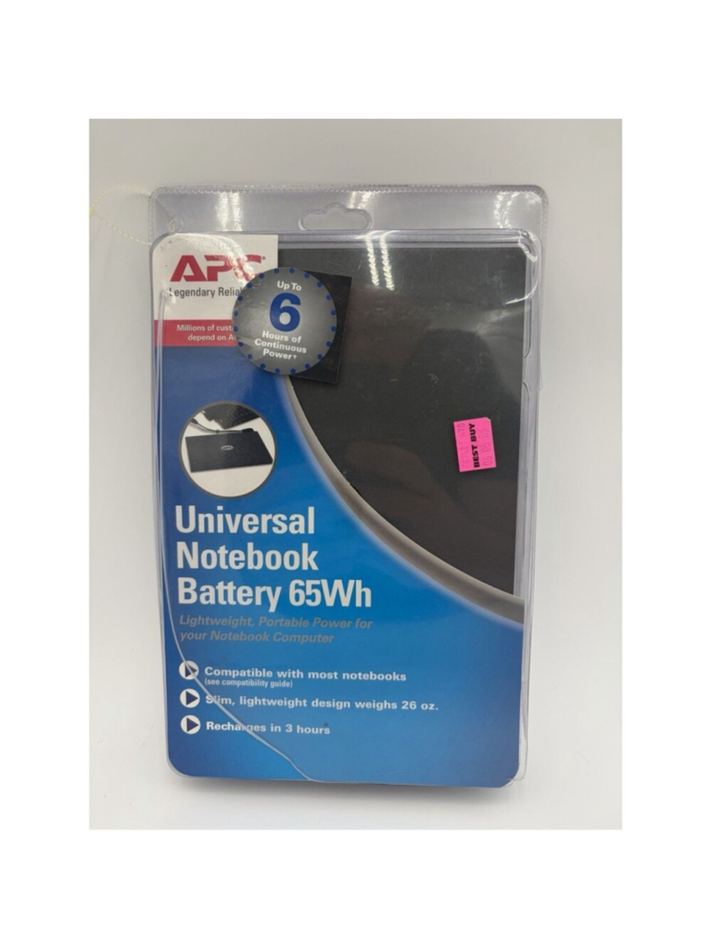 APC UPB60 Universal NOTEBOOK BATTERY 65Wh Open Box Untested Portable Power